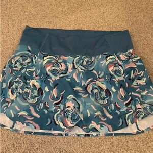 Athleta Run With It Skort - Floral Boreal